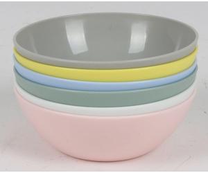 24x Bols en plastique BURI set de 6 0,3L Bol Muesli Desert Vaisselle Servir