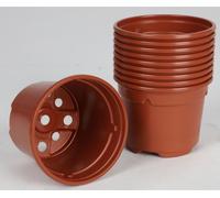 24x BURI Pots de culture 10er 9cm Terracotta Pots de semis Tirer des fleurs