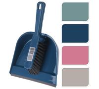 24x Kehrset Pelle à Poussière Balai Balayette Avec Bordure en Caoutchouc 33 CM