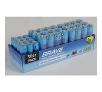 24x paquet de 36 piles alcalines Brave AA & AAA grand paquet 864 pièces
