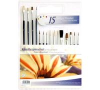 24x pinceaux set 15 pcs peinture dessin artiste peinture acrylique huile aquarelle école hobby
