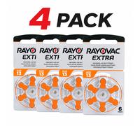 24x Rayovac Pile Auditive PR48 Taille 13 Zinc-Air 1,45 V Longue Autonomie