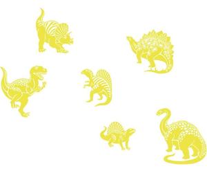 24x stickers muraux GLOW IN THE DARK tableau mural ambiance habiter décoration TOP