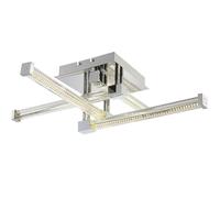 25,6 watts LED plafonnier tiges de verre lampe de salon éclairage Globo 68064-4