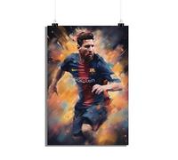 25 Artstreet Poster Lionel Messi FC Barcelone - Superstar de football - Art Messi - Symbole de sport - Décoration murale de football