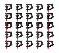 25 buses d'arrosage rotatives pour systèmes d'arrosage extérieurs offrant un motif de pulvérisation circulaire fiable et une couverture
