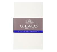 25 cartes Vergé de France blanc visite (85X135mm), sous sachet - Blanc
