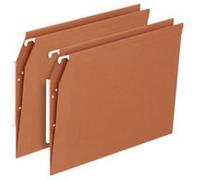 25 dossiers suspendus kraft pour armoires, fond 15 mm G