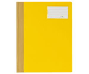 25 DURABLE Dossier de classement rapide Plastique jaune DIN A4 extra-large