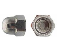 25 Ecrous Borgnes M20 mm - DIN 1587 - Inox A2 - D-Work