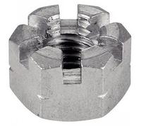 25 Ecrous Hexagonaux à Créneaux M20 mm - DIN 935 - ISO 7035 - NFE27-414 - Inox A4 - D-Work