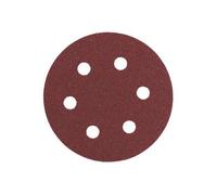 25 feuilles abrasives auto-agrippantes 80 mm, P 100, B+M, SXE Metabo - 624054000