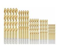 : 25 forets HSS avec revêtement titane de 3 à 8 mm