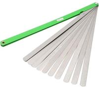 25 lames extra-longues pour jauge d'épaisseur Plyisty, 300 mm, métrique 002 - Outil de mesure en acier inoxydable d'une épaisseur de 1 mm.
