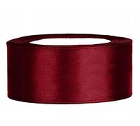 25 M ruban de satin ruban satin bordeaux 25 mm de large