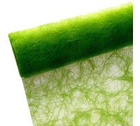 25 m sizo Flor® Original Chemin de Table pour décoration de Table Fibre Soie 30 cm/300 mm, Couleur : Vert
