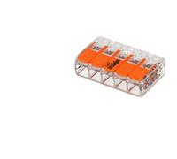 Borne de raccordement - WAGO - 221-415 BT25 - 4 mm² - Transparent - 32 A