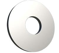 25 Pcs Rondelles Plates en Acier Allié Zingué Galvanisé Gros, (Tailles: M5) Rondelle Plate pour L'étanchéité des Vis, Bagues D'étanchéité, Accessoires de ISO 7093 DIN 9021 (5mm x 15mm)