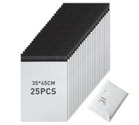 25 Pièces 35x45cm Pochette Colis, Pochettes Opaques Autoadhésives, Enveloppe Plastique Expedition, Plastique Expédition pour Vêtements, Résistant aux Déchirures et à l’humidité, Blanc (35 * 45)