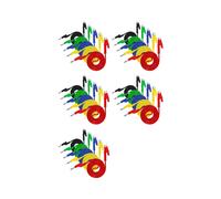 25 Pièces 4Mm Multimètre Fiche Banane à Pinces Crocodile Fil de Test pour Fils de Test Électrique et Câble Pince Crocodile