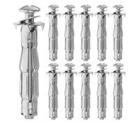 25 Pièces Chevilles pour Plaques de Plâtre M6x52 | Boulons pour Cloisons Sèches, Forte Capacité Portante, Installation Rapide, pour Armoires et Travaux Muraux