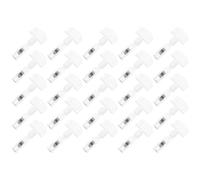 25 Pièces Clips de Signalisation en Acrylique