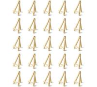 25 Pièces De Mini Chevalet En Bois De 5 Pouces. Cartes De Visite, Affichage De Photos, Petites Toiles, Artisanat De Bricolage En Classe