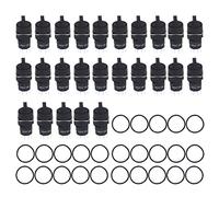 25 pièces interrupteur à bouton 3 niveaux autobloquant rond sélecteur rotatif avec lumière 16mm 250V contact argent coque ignifuge pour machines-outils équipement textile (AC220V)