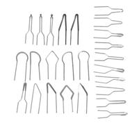 25 Pièces Kit de Pointes de Pyrogravure, Remplaçables | Bois et Composants Électroniques, Création de Texture, Usage Atelier, Ensemble Complet D’accessoires