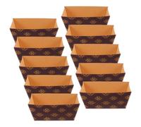 25 pièces Moules en Papier Cuisson pour Cake, , rectangulaires | Moule en Papier pour Panettone, Format 9,5x5x4cm, Carton Ondulé Alimentaire Anti-Fuite, Présentation Élégante pour Boulangers
