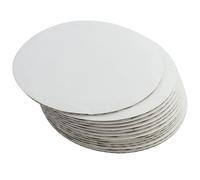 25 Pièces planches à gâteau rondes blanches de 15 cm avec base ronde en carton de qualité alimentaire pour gâteaux et tartes (fines mais résistantes)