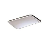 25 Plateaux Traiteur en Carton Finition Argent 28x42 cm pour présenter Vos créations culinaires de manière élégante