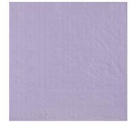 25 Serviettes de table en papier Lilas/Parme 16.5 x 16.5 cm REF/8083 (18 gr/m²)