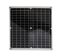 25 W à énergie solaire, kit double ventilateur étanche IP65, ventilation pour poulet, niche pour chien, serre pour animaux domestiques, camping-car, système de refroidissement silencieux avec sortie