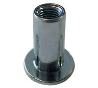 250 Ecrous à Sertir Etoilés Crantés Tête Plate GOFIX M5 x 21 mm - Acier - D-Work