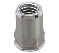 250 Ecrous à Sertir Semi Hexagonaux Tête Ronde GOSERT M6 x 15.5 mm - Inox - D-Work