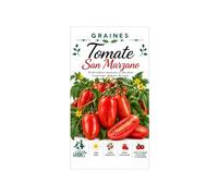 250 Graines de Tomate San Marzano (Tomate Italienne) - Idéale Sauces, Coulis et Séchage - Faible acidité