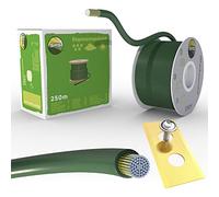 250 m câble de délimitation + 30 lames pour tondeuse robotique, tondeuse à gazon, kit d'accessoires, fil de délimitation pour câble de recherche, compatible avec Worx Landroid