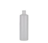 250 ml bouteille ronde, plastique PE, naturel, ouverture : bouchon à vis