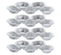 250 Pièces Moules à Tartelettes aux Œufs Ronds Jetables | Surface Lisse, Croûtes Croustillantes, Cuisson et Service sans Nettoyage, Adaptés aux Cupcakes, Mini-tartes, Cafés