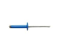 250 Rivets Aveugles Eclatés Tête Large GOSTAR TRS 4 x 16 mm - Aluminium/Acier Bleu - D-Work