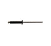 250 Rivets Aveugles Eclatés Tête Ronde GOSTAR TRS 4 x 16 mm - Aluminium/Acier Noir - D-Work