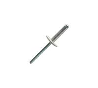 250 rivets standard tête extra large Ø 4.8 x 16 mm alu/acier Scell-it ASX4816