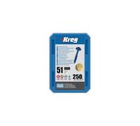 250 vis Blue-Kote - 8 x 51 mm - filetage épais - Maxi-Loc carré