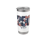 250 Years American 1776 2026 250th anniversary 4th of July Gobelet isotherme en acier inoxydable double paroi