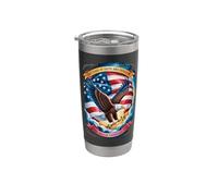 250 Years One Nation Under God - Eagle 1776 Faith American Gobelet isotherme en acier inoxydable double paroi