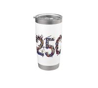 250e anniversaire Patriot Skeletons USA History Gobelet isotherme en acier inoxydable double paroi