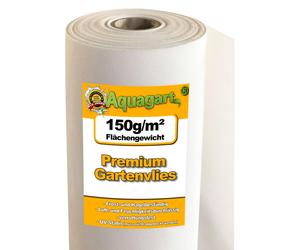 250m² de non-tissé de jardin non-tissé contre les mauvaises herbes film de paillage 150g/m² blanc 1m de large