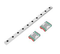 250mm Rail de mouvement linéaire | MGN12 Rail de guidage linéaire miniature Rail de guidage 12mm largeur + 2 pièces MGN12B blocs de glissière