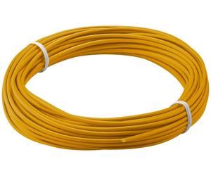 250x Goobay 55043 toron de cuivre isolé, 10 m, orange - câble en cuivre monofilaire, multifilaire (18x 0,1 mm)